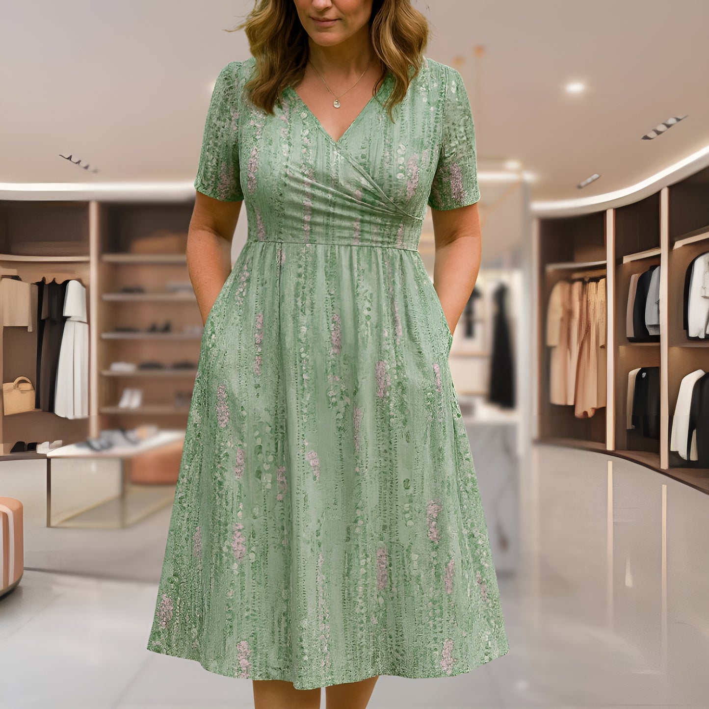 Mari | Elegant Floral Midi