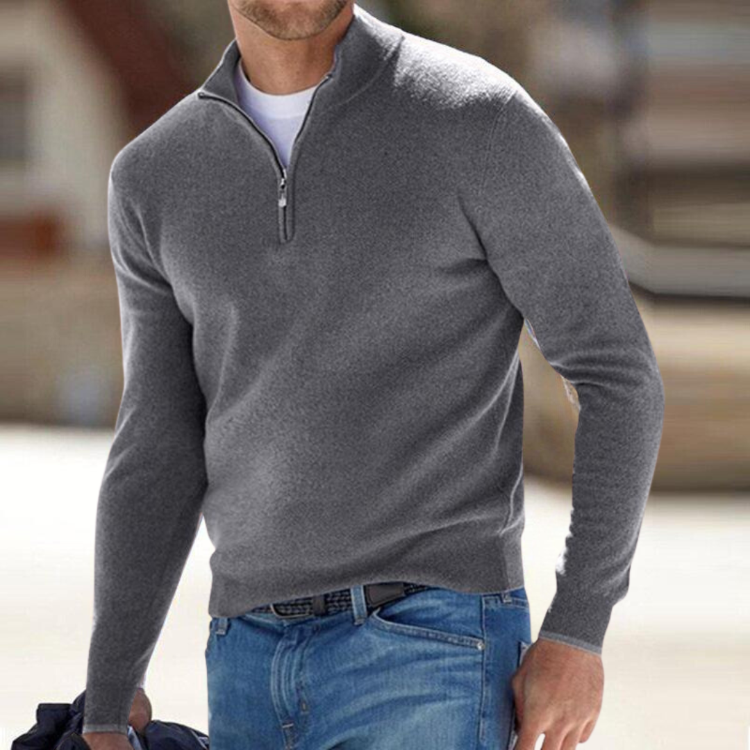 Miquel™ | Stylish Half-Zip Pullover