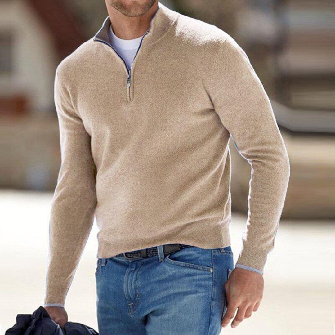 Miquel™ | Stylish Half-Zip Pullover