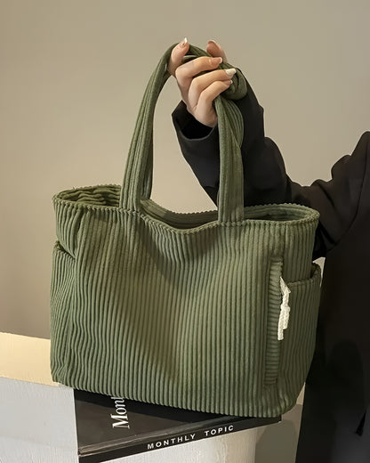 Mathilda™ | Ribbed Tote Bag