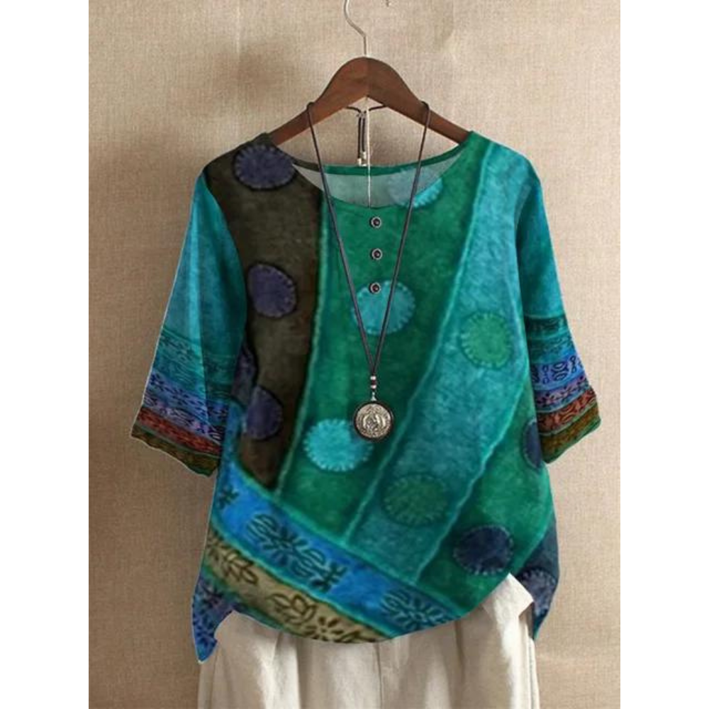 Valarie™ | Bohemian Colorful Top