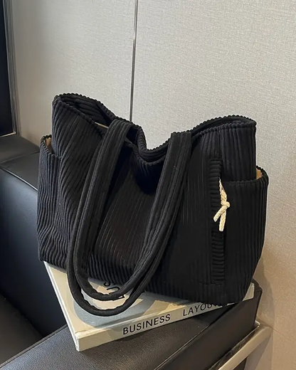 Mathilda™ | Ribbed Tote Bag