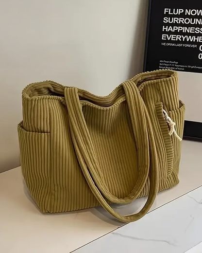 Mathilda™ | Ribbed Tote Bag