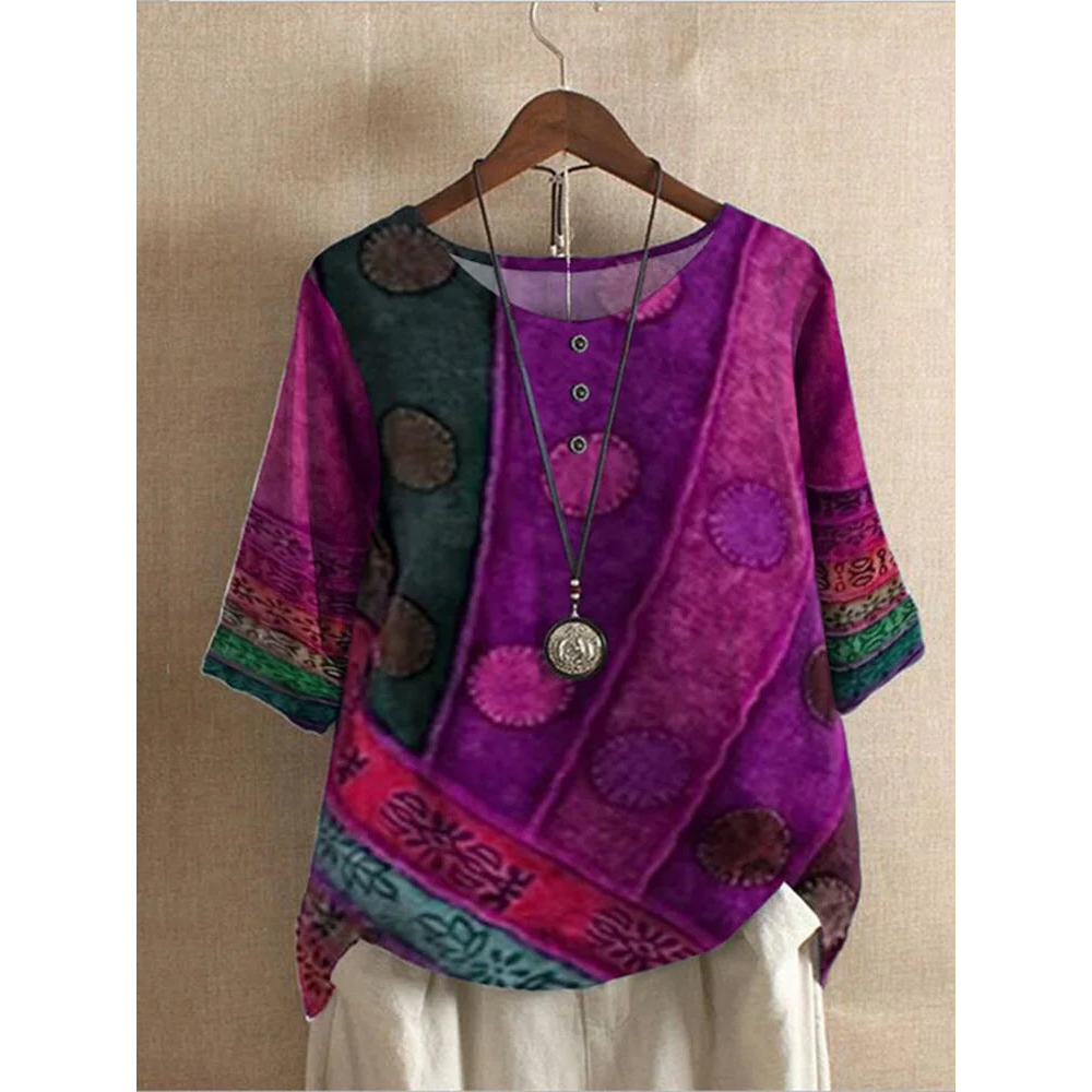 Valarie™ | Bohemian Colorful Top