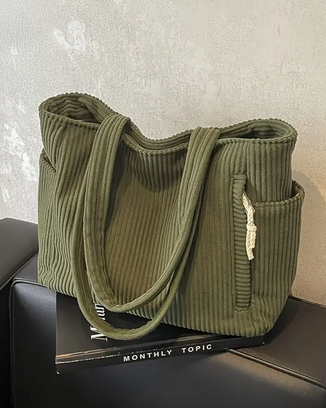 Mathilda™ | Ribbed Tote Bag