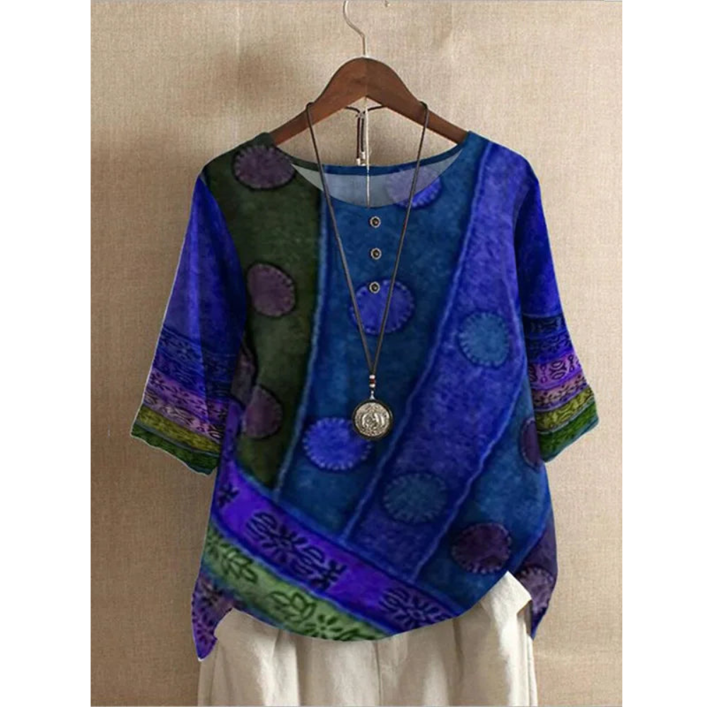 Valarie™ | Bohemian Colorful Top