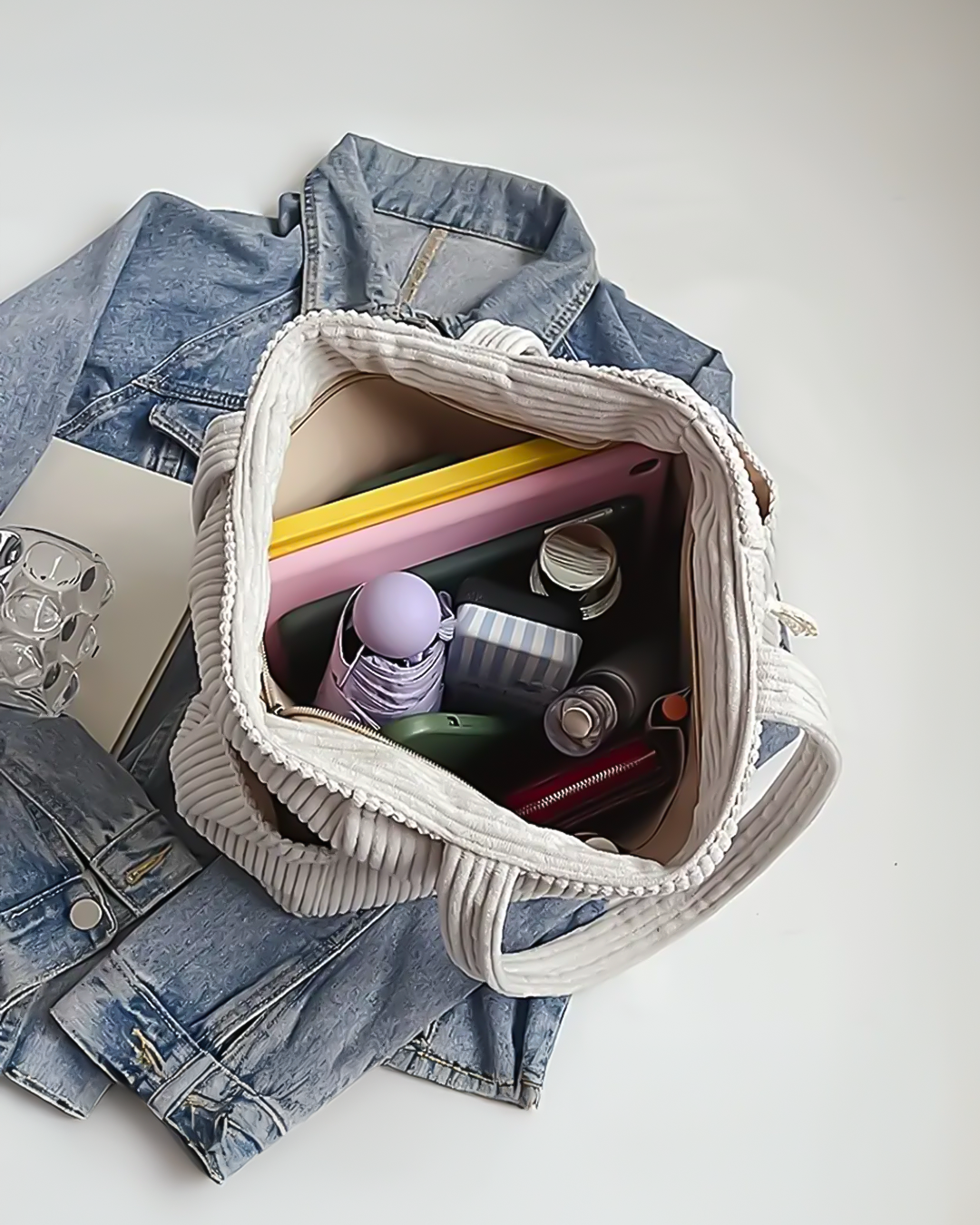 Mathilda™ | Ribbed Tote Bag