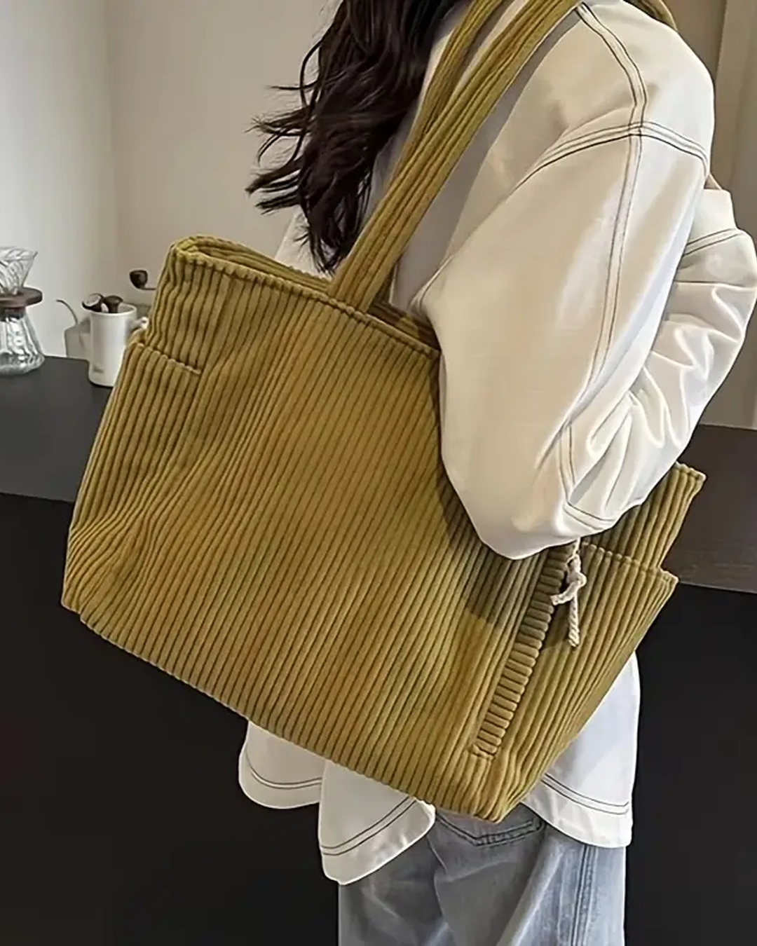 Mathilda™ | Ribbed Tote Bag