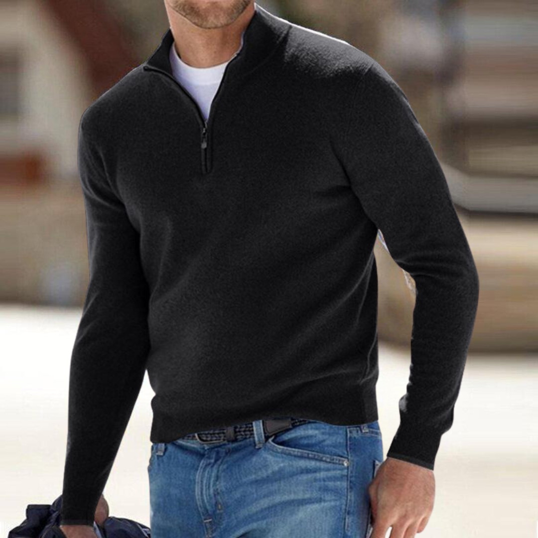 Miquel™ | Stylish Half-Zip Pullover