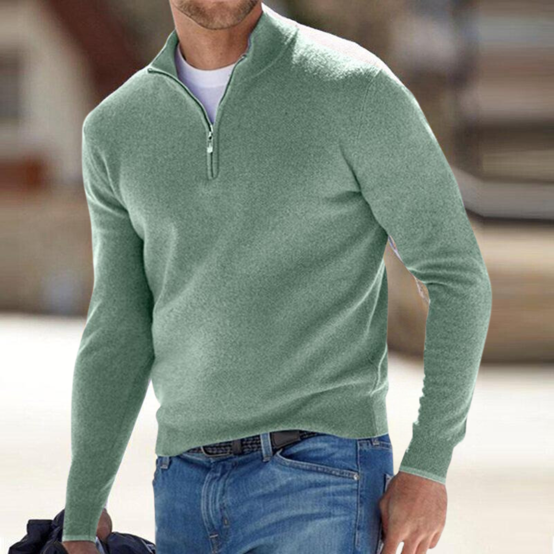 Miquel™ | Stylish Half-Zip Pullover