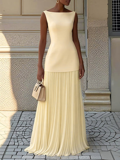 Serena™ | Plissé Maxi Dress