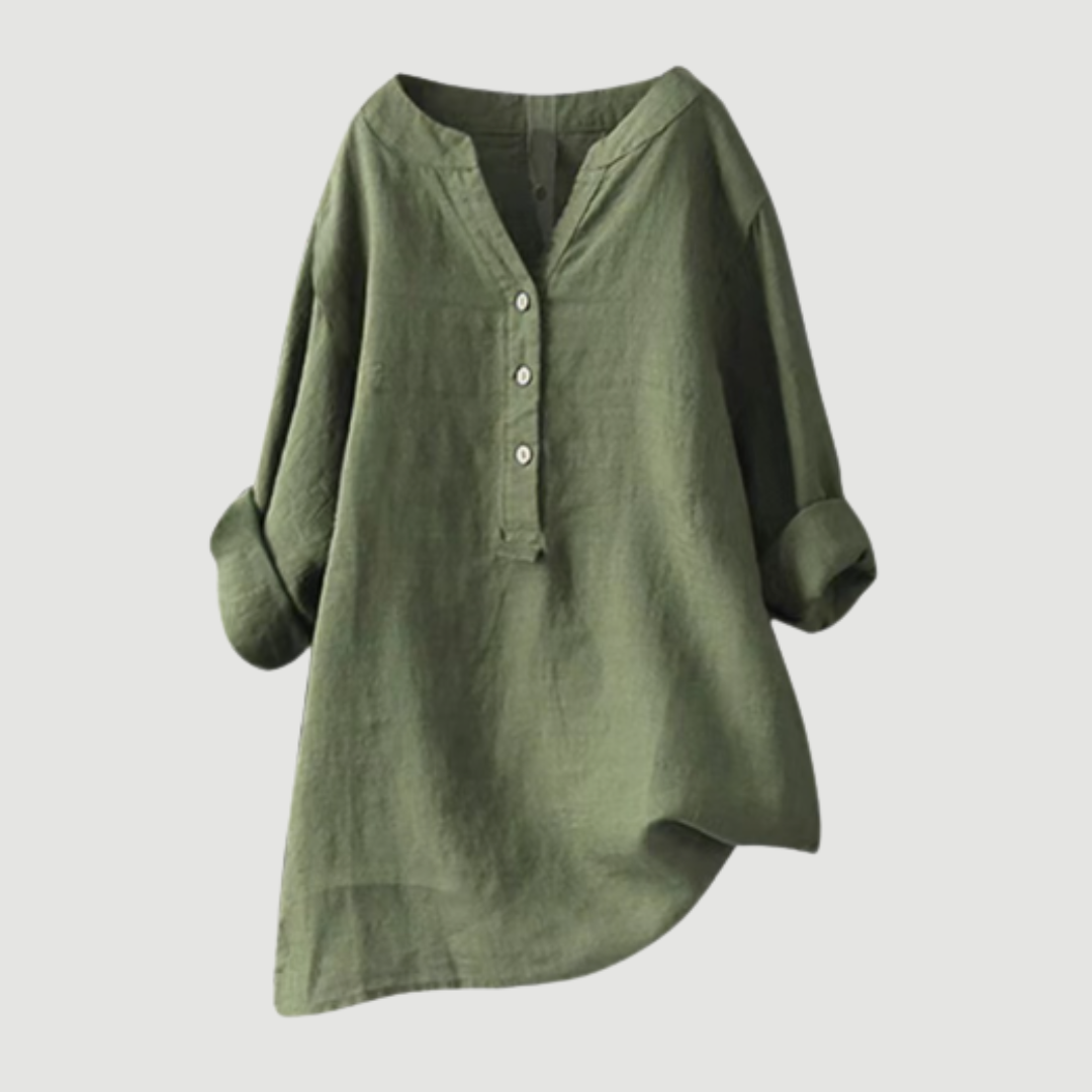 Lena™ | Linen Blouse