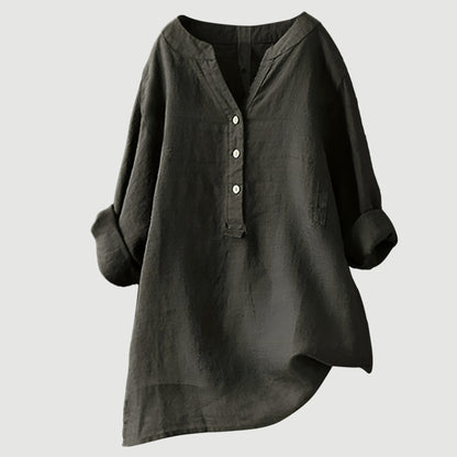 Lena™ | Linen Blouse