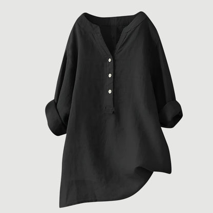 Lena™ | Linen Blouse