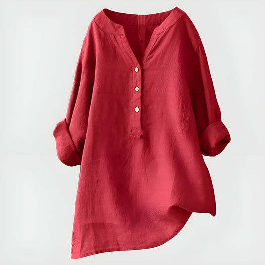 Lena™ | Linen Blouse