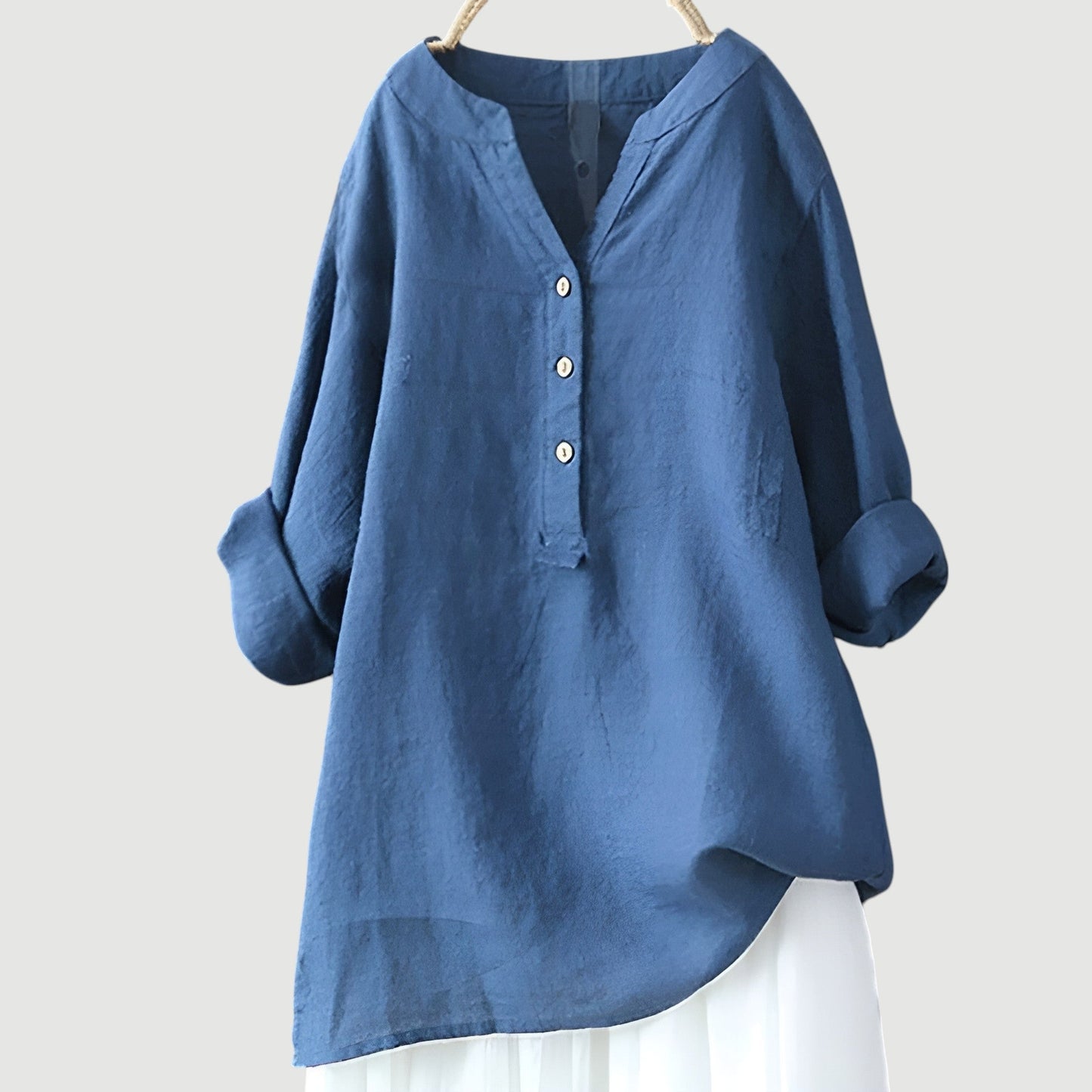 Lena™ | Linen Blouse