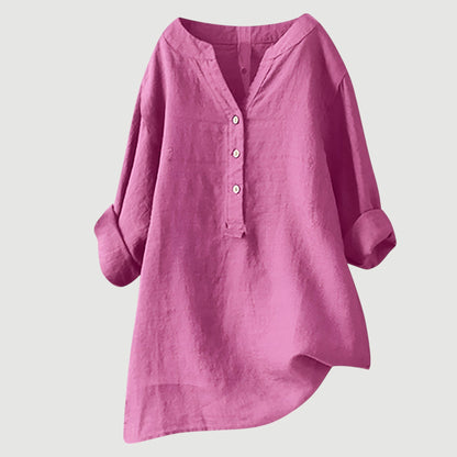 Lena™ | Linen Blouse
